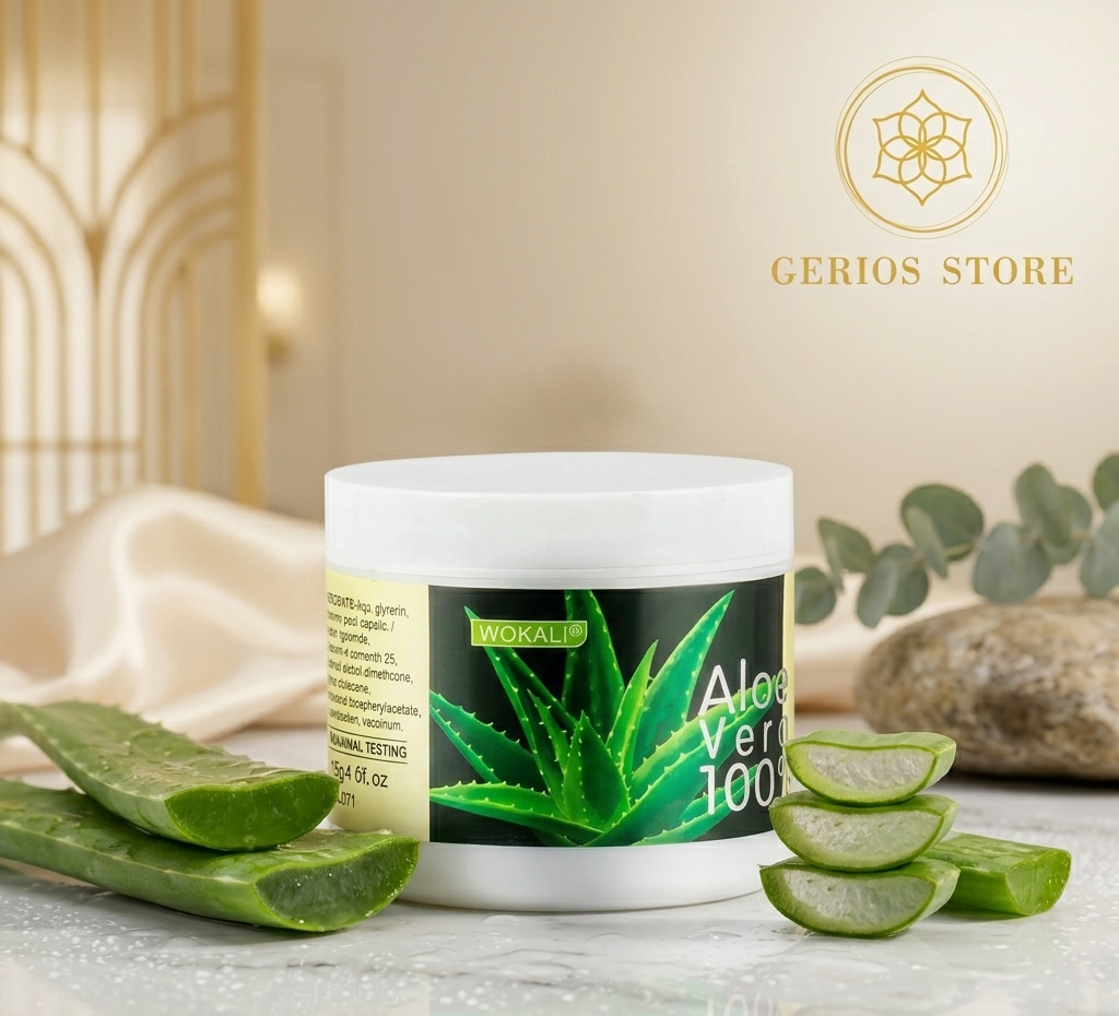 Wokali Aloe Vera 100% Skin Care Cream
